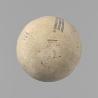 Jug, excavations at Nea Paphos Cyprus — Cypriot pottery, Bronze Age White Painted IV. The jug has a