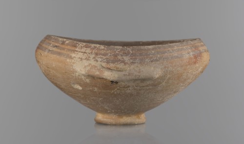 Bowl, excavations at Nea Paphos Cyprus - equivalent. Goblet on a low, ring-shaped stem; walls