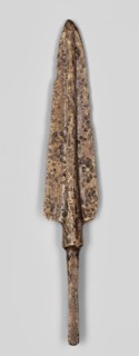 Javelin head, unknown Near Eastern workshop; Luristan bronzes, militaria, ranged weapon; Flat
