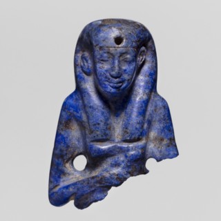 Fragment of an Isis figurine, votive figurine/amulet of the Egyptian goddess Isis, New Kingdom, ca.