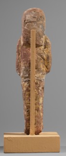 Ushabti, Hieroglyphs, funerary figurine mummy-shaped shabti, c. 1295–c. 1186 BC, New Kingdom, 19th