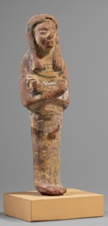 Ushabti, Hieroglyphs; funerary figurine shabti, mummy-shaped figurine, c. 1295–1186 BC, New