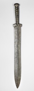 Double-edged sword, Bosporan workshop. Militaria, melee weapon from the Black Sea region; short