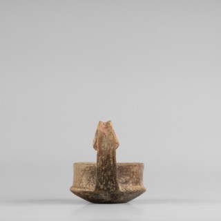 Miniature kyatos, A miniature kyatos with a flat bottom and a bowl with walls widening diagonally