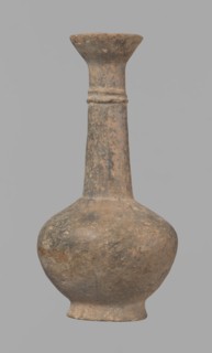 Jug, Cypriot pottery, Base Ring Ware I, 1600–1450 BC. Jug with an echinus-shaped foot; a biconical,