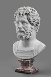 Portrait of Emperor Septimius Severus, unknown Roman workshop, Roman Empire 193–211, sculpture,