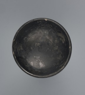 Bucchero Nero cup, Goluchów Greater Poland Voivodeship, Etruria Italy, 6th century BC, vessel,