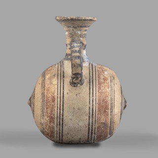 Barrel-shaped jug, unknown Cypriot workshop, ca. 850–600 BC, Cyprus Arsinoe.; vessel, height 12 cm,