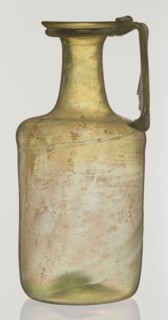 Jug, cylindrical body, high neck with flared spout and vertical vice; 2nd–3rd century AD; unknown