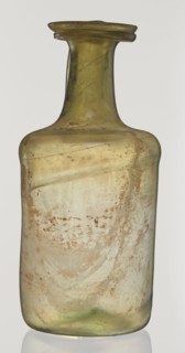 Jug, unknown eastern workshop, Cylindrical body, high neck with flared spout and vertical vice,