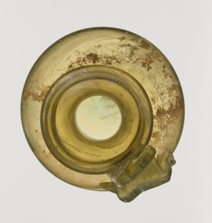 Jug, unknown eastern workshop, Cylindrical body, high neck with flared spout and vertical vice,
