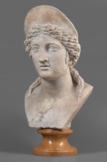 Bust of a woman wearing a diadem, unknown Roman workshop, A woman's head set on a bust, possibly