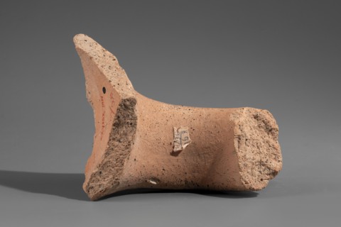 Fragment of a Sinopean amphora vice with a rectangular stamped impression inscription reversed,