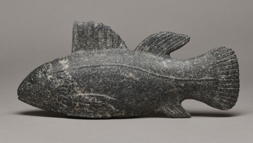 Late Period Egyptian fish figurine, c. 664–332 BC; figurine, height 29 cm, weight 1.812 kg;, A