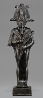 Figurine of the god Osiris, Statuette of a standing Osiris wrapped in a long, tight-fitting robe