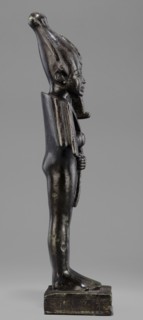 Figurine of the god Osiris, Statuette of a standing Osiris wrapped in a long, tight-fitting robe