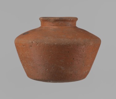 Vessel, unknown creator; Egyptian pottery vessel clay, c. 2686–c. 2181 BC Old Kingdom, from Edfu;