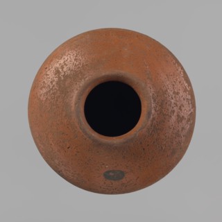 Vessel, Egyptian pottery clay vessel, c. 2686–c. 2181 BC Old Kingdom; from Edfu; vessel, height 11