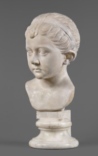 Portrait of a princess from the Julio-Claudian dynasty Julia?, unknown Roman workshop. The bust