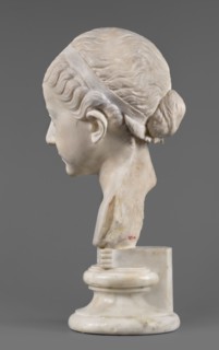Portrait of a princess from the Julio-Claudian dynasty Julia?, unknown Roman workshop. The bust