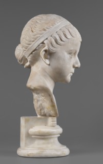 Portrait of a princess from the Julio-Claudian dynasty Julia?, unknown Roman workshop. The bust