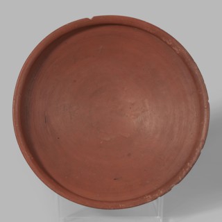 Medum-type bowl, Medum-type bowl of clay with hemispherical body narrowing just below the rim to