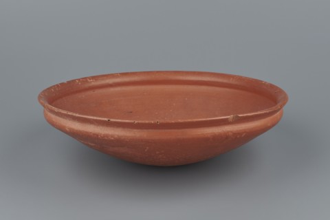Medum-type bowl, Egyptian pottery, Medum-type bowls. Clay vessel with hemispherical shape narrowing