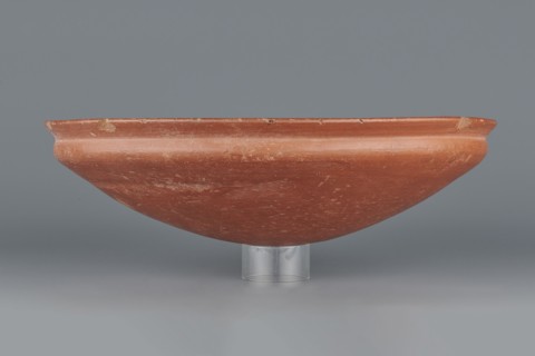 Medum-type bowl, Egyptian pottery, Medum-type bowl, clay vessel. Bowl with a hemispherical shape,