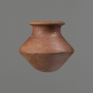 Vessel, Egyptian pottery ceramic clay vessel, c. 1650–c. 1550 BC Second Intermediate Period, Edfu,