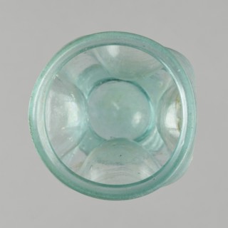 Glass cup, Egypt, 1st–2nd century AD. Type: Isings form 32. Transparent bluish-green glass. Cup