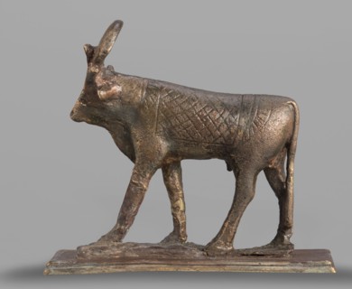 Apis bull figurine, sacred animal of the god Ptah, Apis mythology, bulls, sacred animals, animal