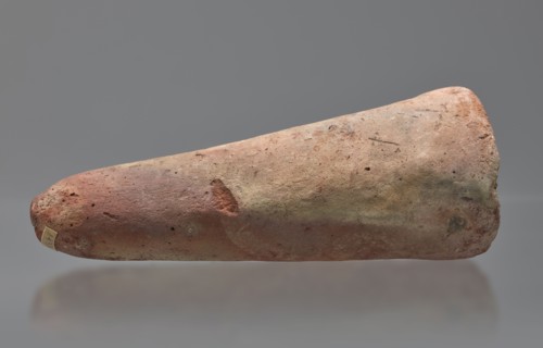 Basa's funeral cone, Basa ca. 664–610 BC. Cone-shaped funerary cone, height 9 cm, width 23 cm,