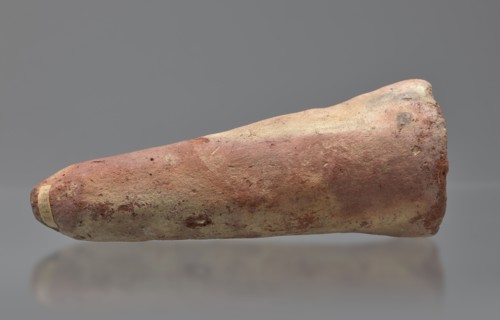 Basa's funeral cone, Basa ca. 664–610 BC, hieroglyphic inscription running in two vertical columns;