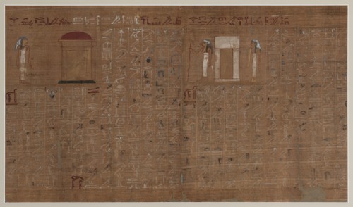Bakai's Book of the Dead, unknown author; Bakai ca. 1550–1295 BC. Scene: Bakai standing in front of