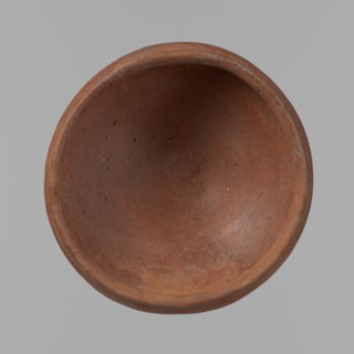 Medum-type bowl, A small Medum-type bowl with characteristic carination under the rim. Rounded