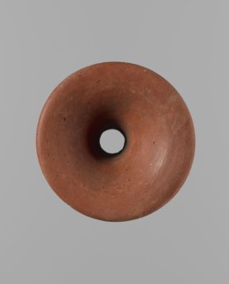 Bowl stand, unknown creator. Base for a vessel with an almost equal diameter of both rims. Both