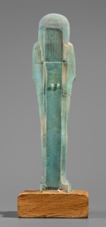 Udja-hera shabti, Udja-hera ca. 380–343 BC. Mummy-shaped funerary figurine shabti, Late Period,