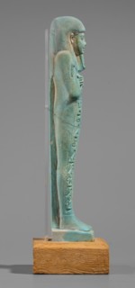 Udja-hera shabti, Udja-hera ca. 380–343 BC. Mummy-shaped funerary figurine shabti, Late Period,