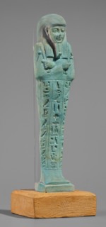 Udja-hera shabti, Udja-hera ca. 380–343 BC. Mummy-shaped funerary figurine shabti, Late Period,