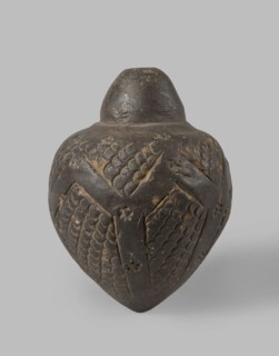 Spheroconic vessel, deposit provenance unspecified, Polish-French excavations in Edfu Egypt,