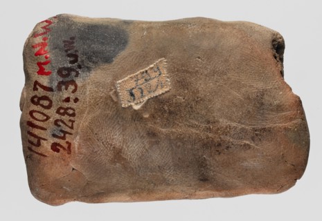 A mold for making an amulet lion, lions, casting mold, Ptolemaic Period 332–30 BC, found in Edfu;