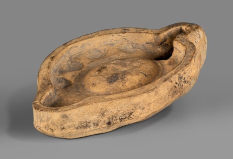 Lamp production mold, oil lamp ceramic mold, Roman lamps, material culture, 1st–2nd century, Roman
