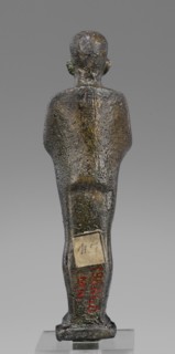 Figurine of the god Ptah; unknown creator; restitution provenance; Ptah mythology; Egyptian deity;