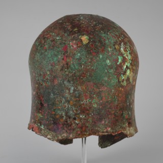 Corinthian-type helmet, This Corinthian-type helmet, with thicker walls in the cheekpieces and a