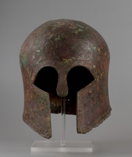 Corinthian-type helmet, This Corinthian-type helmet, with thicker walls in the cheekpieces and a