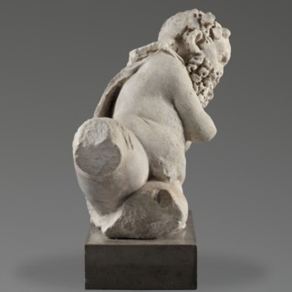 Reclining Silenus, unknown Roman workshop, architectural elements, Silenus mythology, Roman