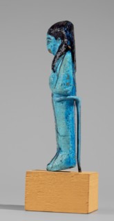 Queen Maatkare's shabti, Divine Wife of Amun, cartouches, hieroglyphs, uraeus iconography, Maatkare