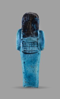 Queen Maatkare's shabti, Divine Wife of Amun, cartouches, hieroglyphs, uraeus iconographic,