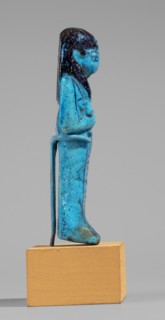 Queen Maatkare's shabti, Divine Wife of Amun, cartouches, hieroglyphs, uraeus iconography, Maatkare