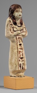 Ushabti of Mrs. As, hieroglyphs, As ca. 1295–1069 BC, Minutoli, Alexander von 1806–1887, usekh